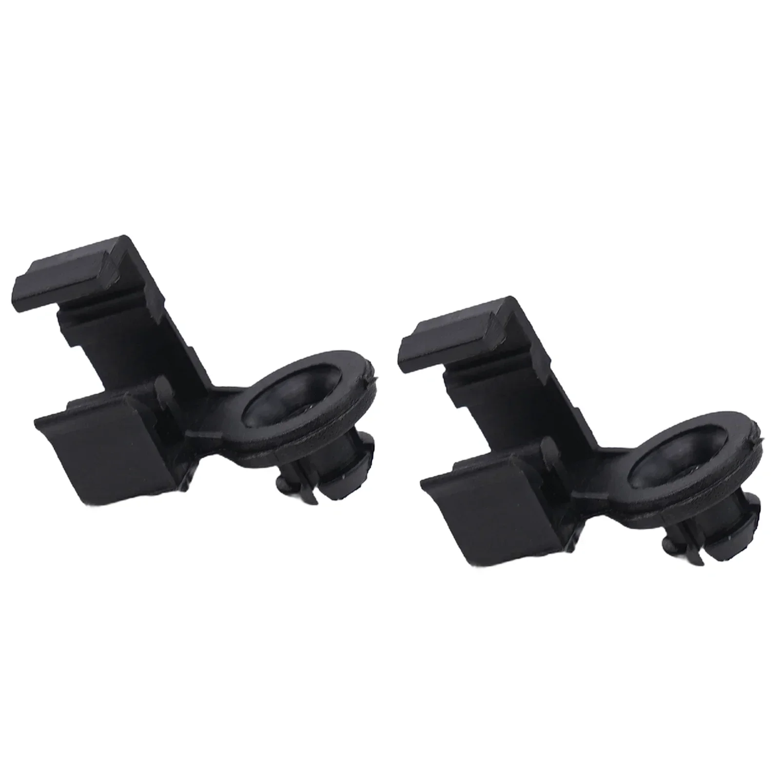 2pcs Black Car Hood Support Prop Rod Clips Grommet For Mazda Direct Replacement Interior Accessories Auto Fastener Clip