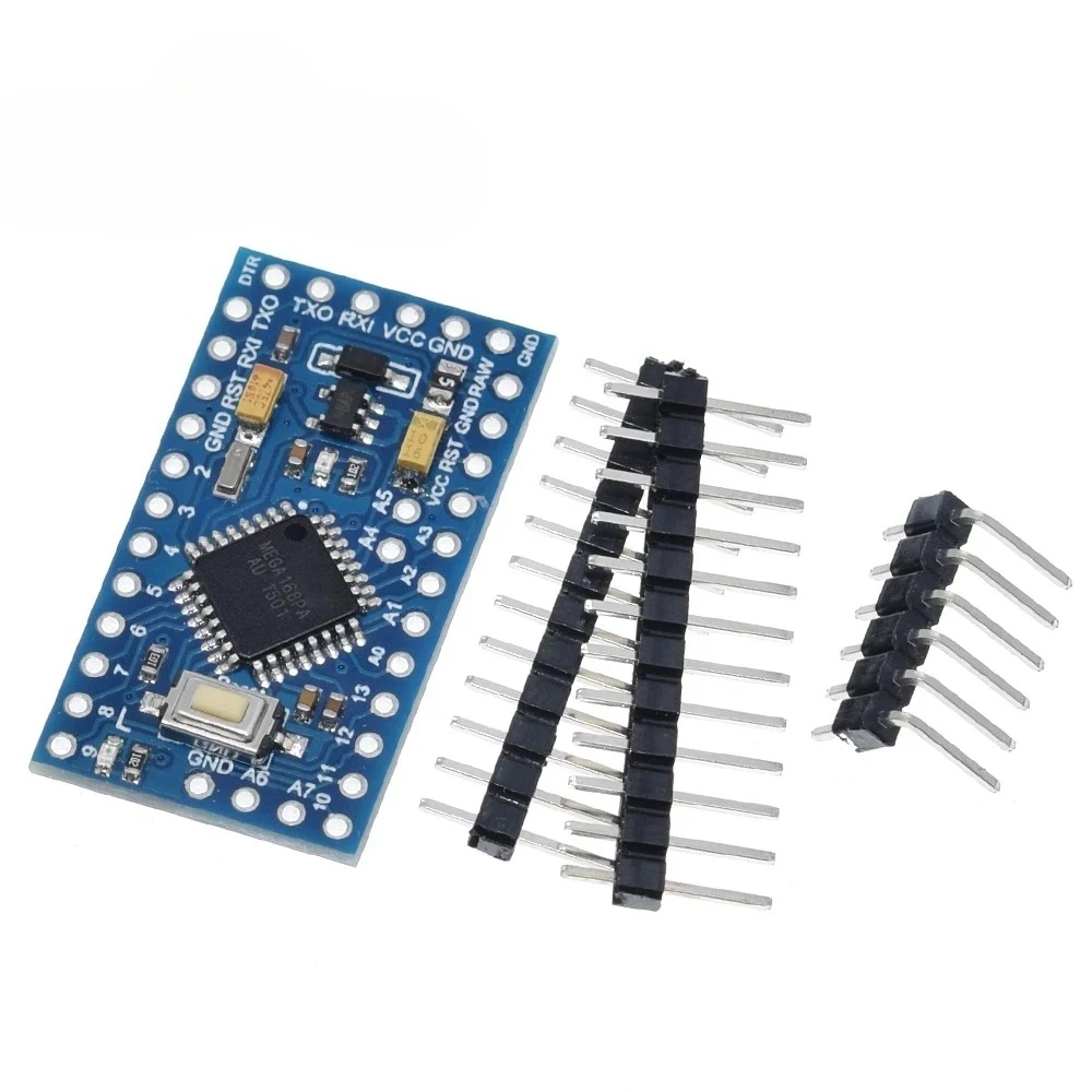

Улучшенный электронный конструктор Pro Mini на чипах ATMEGA328P/168 (5В/16М, 3.3В/8М)