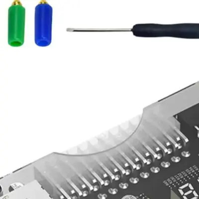 Power Module Adapter for ATX Power Supply with 6 USB Ports and Adjustable Voltage Output for Various Applications