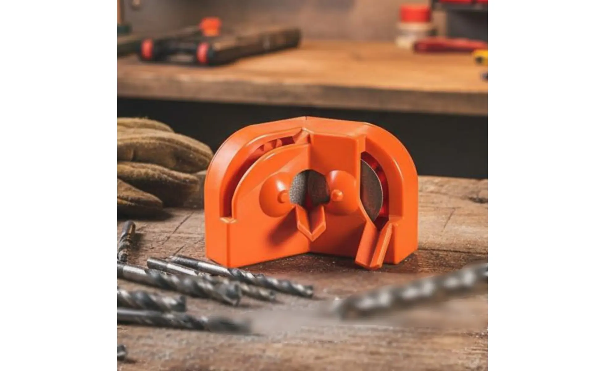 Drill Bit Grinder Easy to Use Portable Drill Grinder Power Tool Accessory Quick Sharpening Long-Lasting Construction for Garage