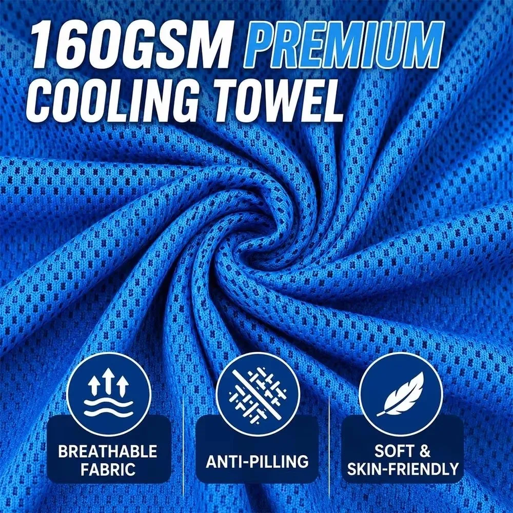 New Breathable Cooling Towel Ultra Soft Lightweight Microfiber Towels Sunstroke Prevention Quick Drying Bath Beach Towel Summer