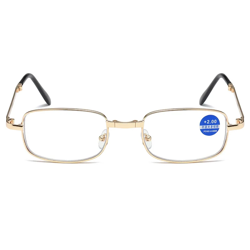Anti-blue Light Reading Glasses Men Women Fashion Foldable Presbyopia Optical Eyeglasses +1.0 To +4.0