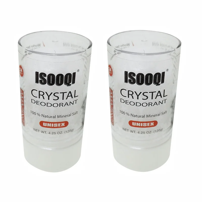 120g Alum Stick 2PCS/LOT Potassium Alum Block Antiperspirant Stone Crystal Deodorant Natural Mineral Salt Underarm Unisex