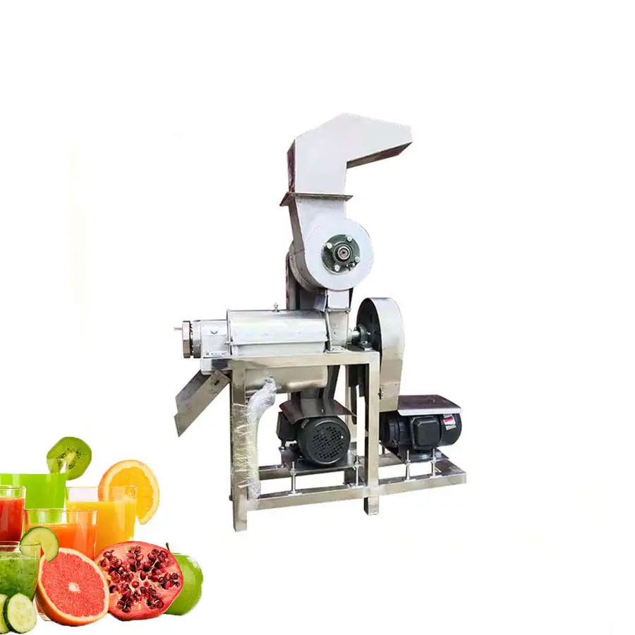 

Stainless Steel Industrial Fruit and Vegetable apple Watermelon Pomegranate Pear Ginger Onion Screw Squeeze Crusher Juicer