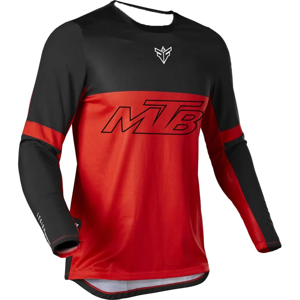 Men's Long Sleeve Motocross Jerseys Downhill MTB Mountain Bike Shirts Offroad DH Cycling Sports Clothing Family Matching Outfits