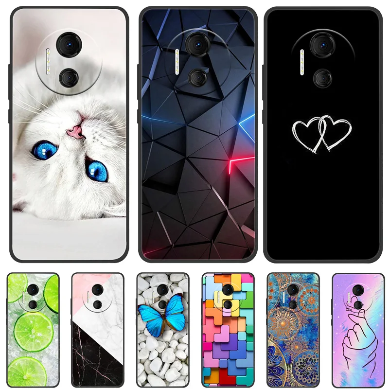 

For Doogee X97 Pro Case X 97 Capa Silicone Cute Cats Painted Soft Black Cover for Doogee X97 Pro Cover X97Pro TPU Coque Cases