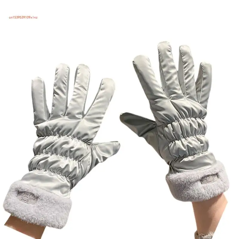 Stylish Touchable Screen Function Thermal Gloves Windproof Hand Protectors