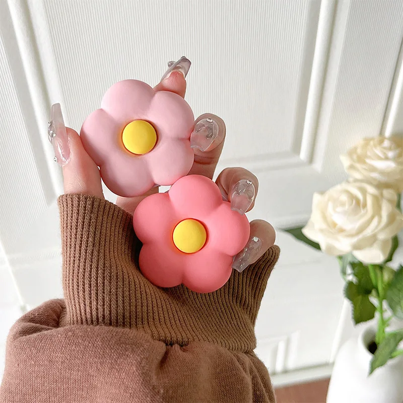 

Korean Fresh Flower Universal Finger Ring Holder olding Phone Holder Smartphone Grip For iPhone Samsung Huawei
