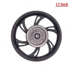 12 Inch Drum Brake Aluminum Alloy Wheel Rims Circle Hub With 6200 Bearing For Scooter Motorcycle Hubs Parts