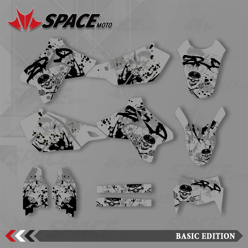 

SPACE For Suzuki 99-22 DRZ400-S-SM-E Motorcycle Graphics Decal Stickers Kits Number Name Custom