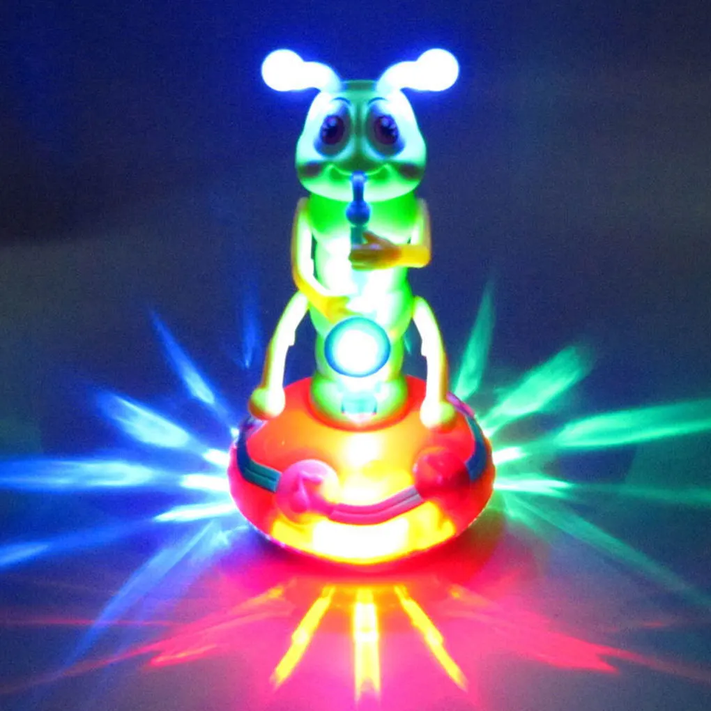 Twist Worm Electronic Toy With Colorful Lights And Music There Is Built-in Lighting System Odorless