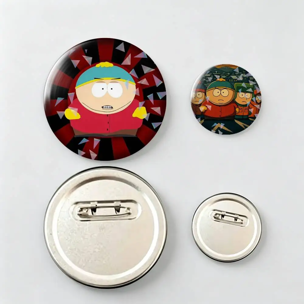 South Park Satirical-l Animation Brooch Vintage Alloy Brooch Pins