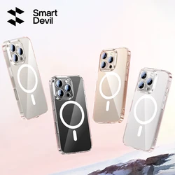SmartDevil Magsafe Phone Case for iPhone 16 Pro Max 16 Pro 16 Plus All-inclusive Shockproof Phone Cover