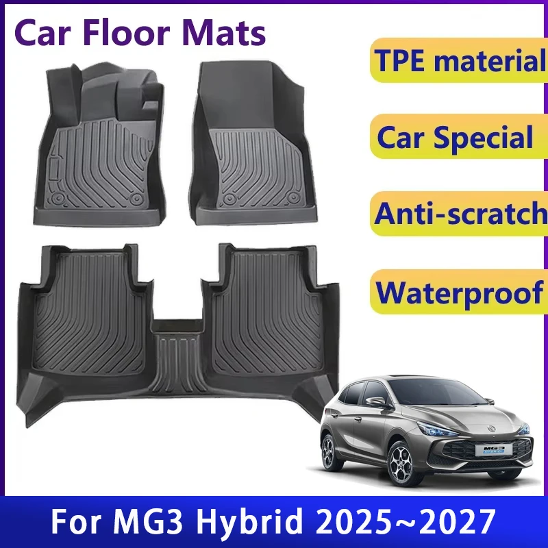 

Luxury Car Floor Mats For MG3 Hybrid MK3 2025 2026 2027 Waterproof Rug Left Right Hand Driver Foot Floor Covers Car Accessories
