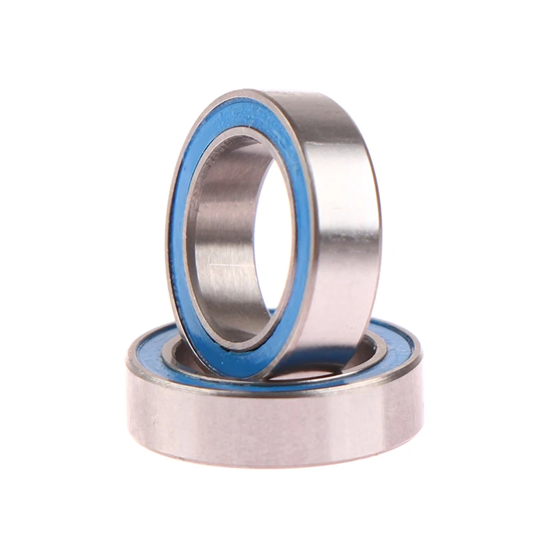 New 2Pcs 6700 2RS 10X15X4mm Motor Level Blue Rubber Seals Bearing Model Bearing Motor Bearing