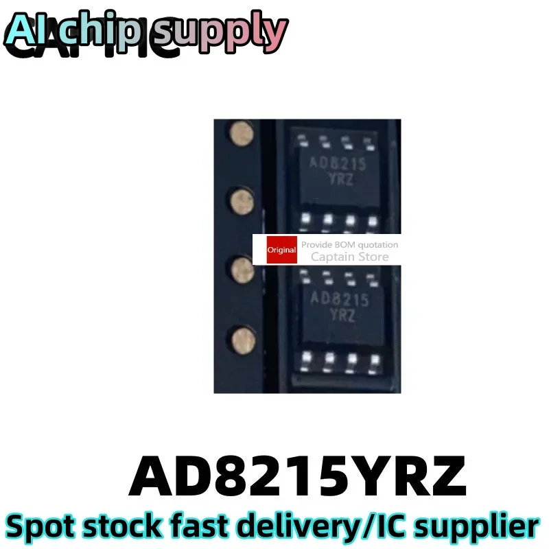 5PCS AD8215YR AD8215YRZ AD8215 SOP-8 Pin Mounted High Voltage Current Shunt Monitor Chip