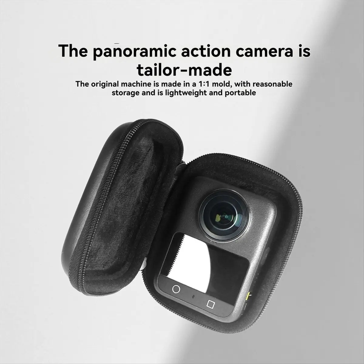 【~ New Y24A】For 360 Storage Bag Panoramic Camera Hard Shell Anti Fall Waterproof Sports Camera Protective Accessory