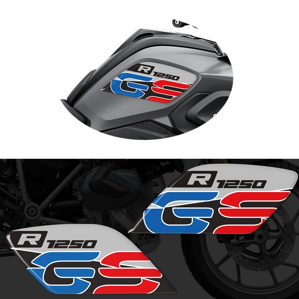 For BMW R 1250 GS R1250GS HP Adventure Fuel Oil Tank Pad Stickers Windshield Decorative Decal  Set