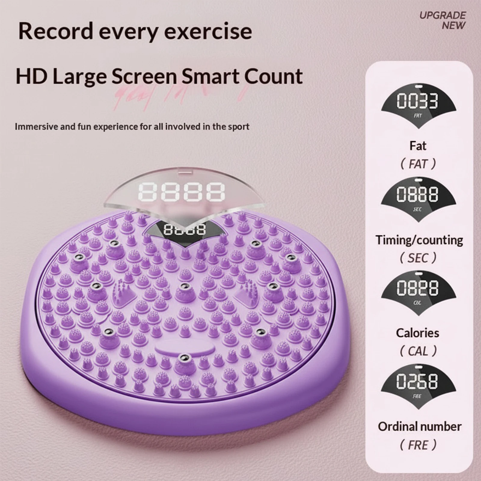 Machine d'équilibre Twister type-c, disque de torsion de taille, comptage Intelligent, équipement d'exercice de Sport