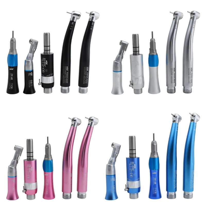 Dental Handpiece Set With Two High Speed Handpiece and one set Low speed Handpiece set