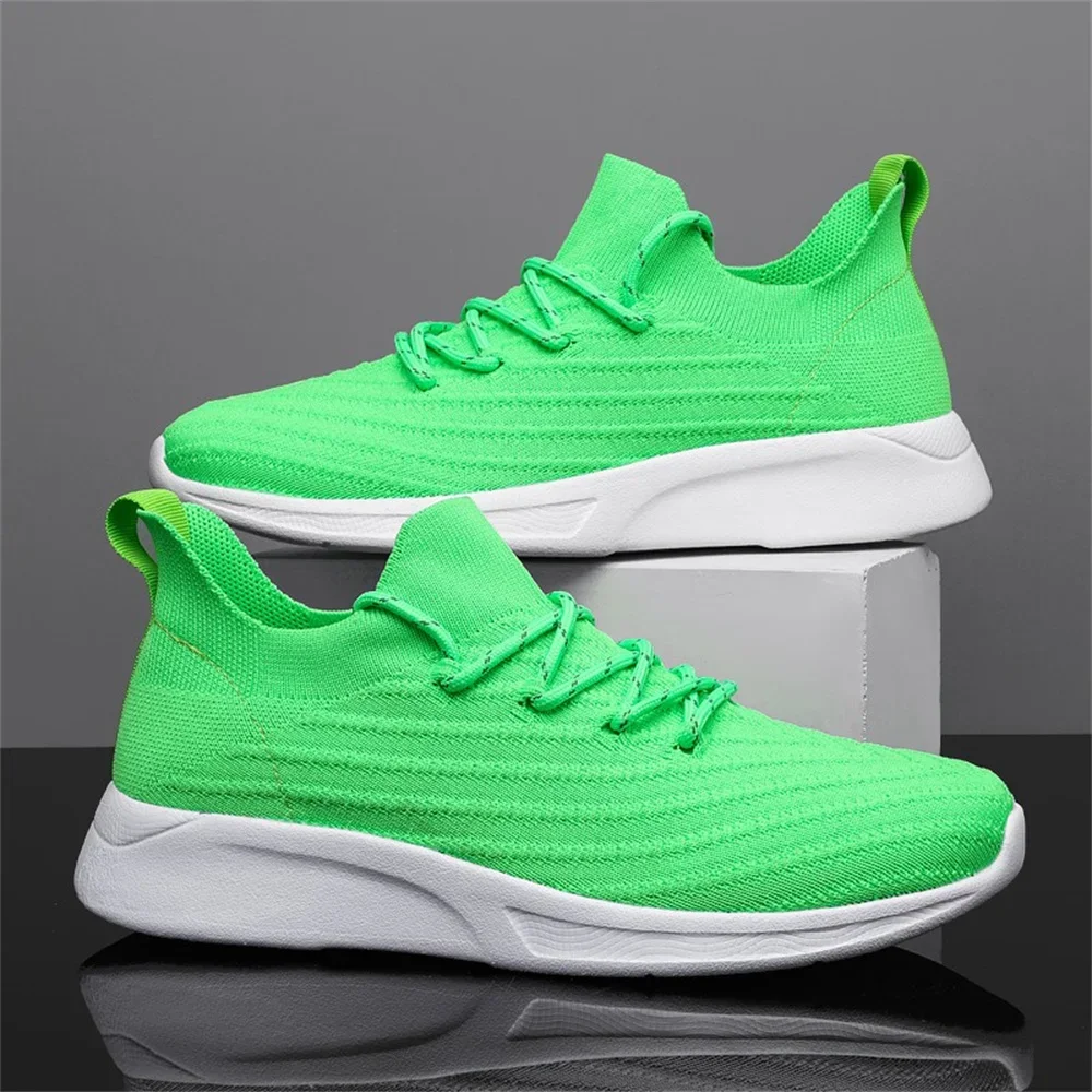 Short Barrel Knitted Classic Golf Shoes Men Casual Sports Men Sneakers Mokassin Man Resell Luxery Particular Tnis Shose