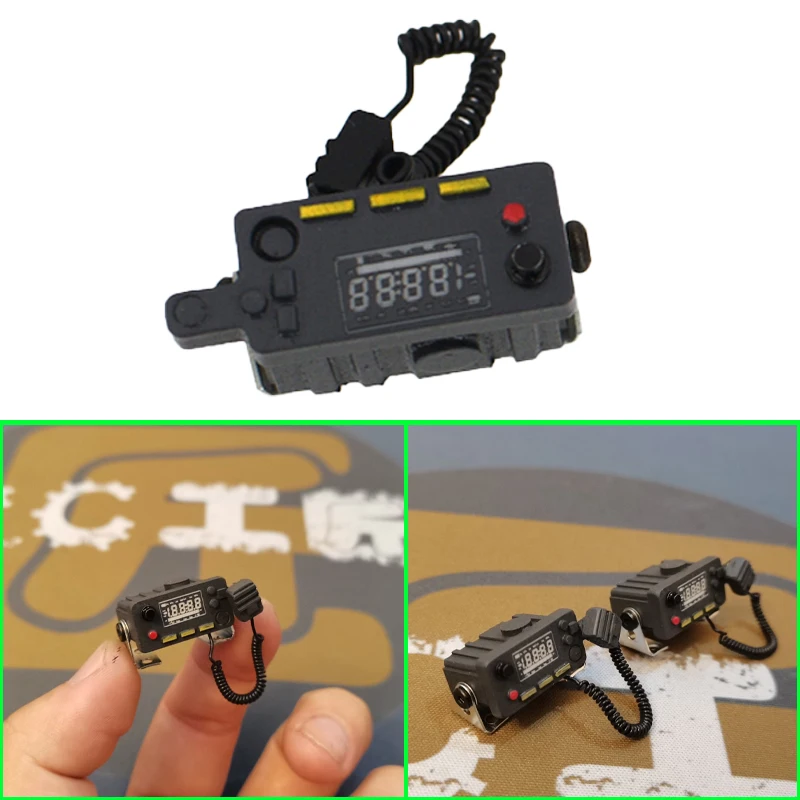 1 Pcs Simulation Vehicle Mounted Radio Toy Model for 1/10 RC Crawler Car Traxxas TRX-4 Defender AXIAL SCX10