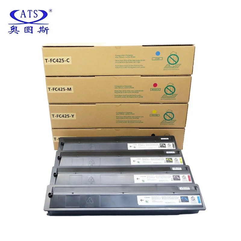 1PC T-FC425 Toner Cartridge For Toshiba e-Studio 2020 2520 2525  3025 4525AC TFC425 Compatible Toner Powder Copier Spare Parts