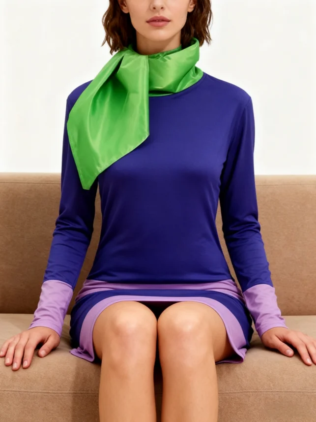 Disfraz de Doo Daphne Blake, disfraz de Cosplay, juego de rol, vestido morado, película, Halloween, Cosplay