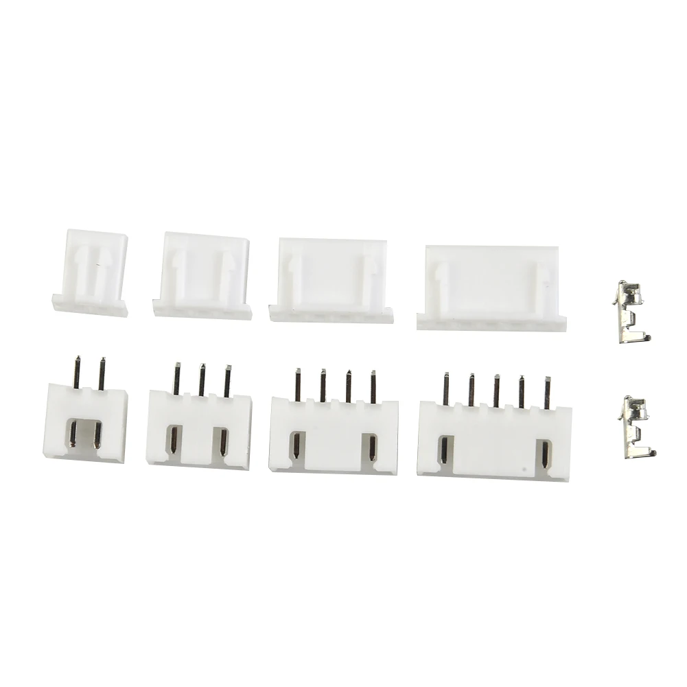 High Quality Portable Terminal Board Connectors 2 3 4 5 Pin 230PCS/box for jst Male Female Kit Nylon+Tinned Copper