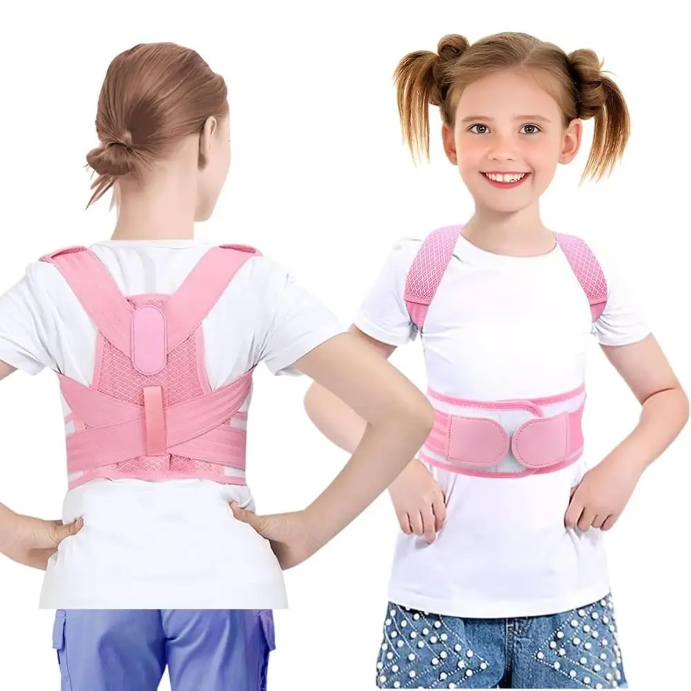 

Polyester Back Posture Corrector Full Back Adjustable Back Straightener EVA Black/Pink/Blue Back Brace Posture Corrector Office