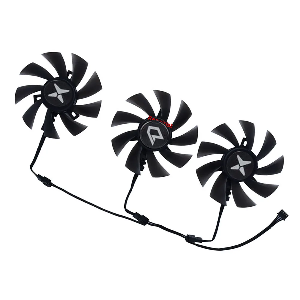 3Pcs/Set,DIY T129215BU,Graphics GPU VGA Cooler,Video Cards Cooling Fan,For DATALAND RX 6900 6800 6750 6700 XT 12G 16G X