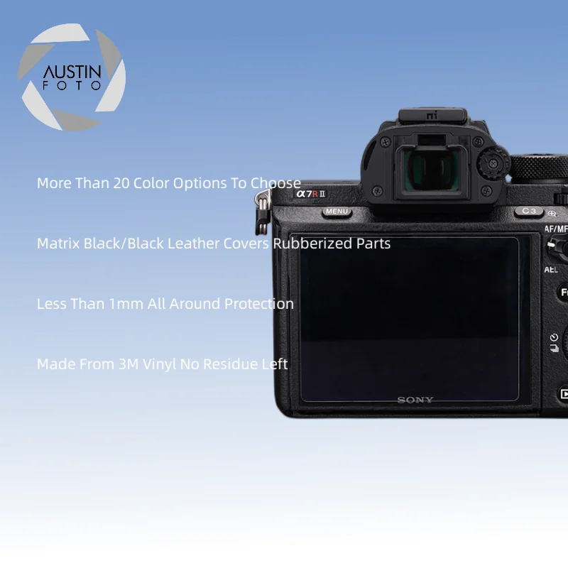 Decalque da pele da câmera a7ii para sony a7r2 a7rii a7s2 a7m2 a7sii a7ii alpha 7ii envoltório filme protetor anti-risco decalque adesivo