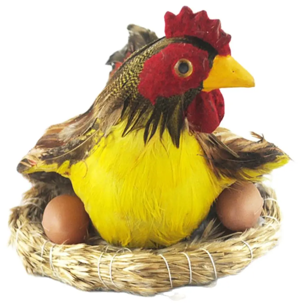 free shipping hen figurine easter hens laying hen