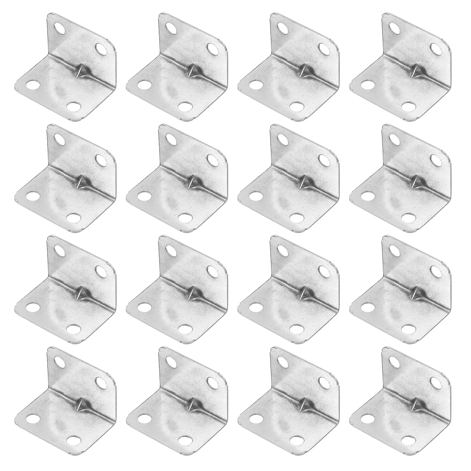 

50Pcs Metal L Angle Brackets Right Angle Corner Brace for Shelf Table Cabinet Furniture Repair Strong Durable Shelf Brackets