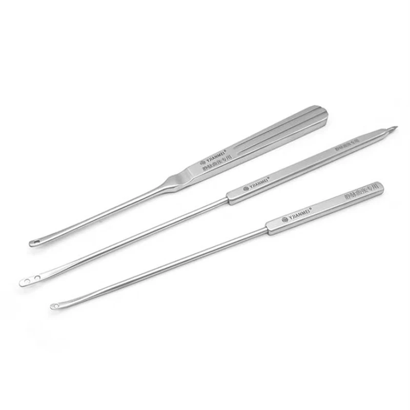 Ferramenta médica de íon para descascar varizes de aço inoxidável para separação de vasos sanguíneos, dispositivo de punção e decapagem de sonda