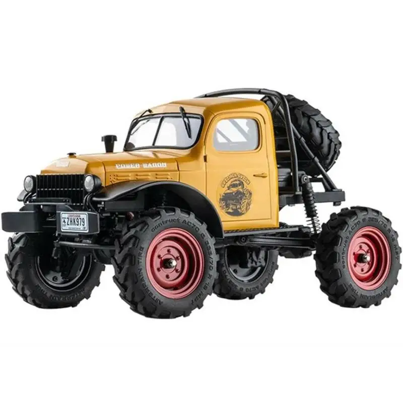 FMS FXC24 POWER WAGON RTR 12401 1/24 2.4G 4WD RC samochodowe światła Led samochody terenowe samochody ciężarowe zabawki