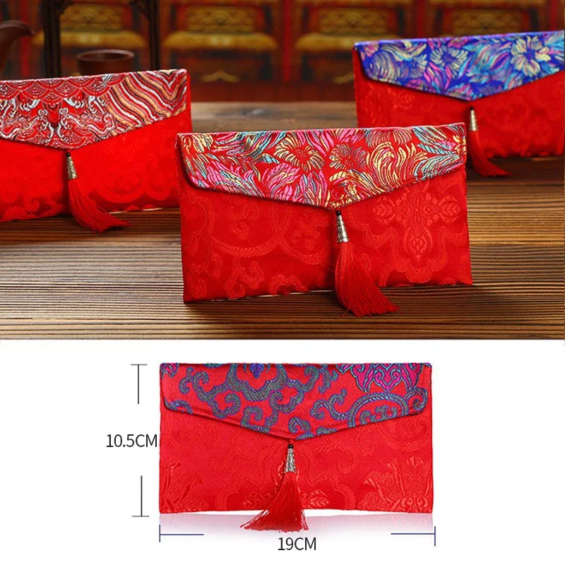 2023 Creative Red Packets Money Bags Red Packet Envelope Gift Chinese Lunar New Year Red Envelope Hong Bao Wedding Christmas