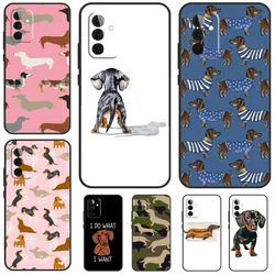 Dachshund Teckel Dackel Dog Cover For Samsung Galaxy A53 A33 A23 A52 A32 A22 A12 A51 A71 A15 A25 A13 A14 A34 A54 Case