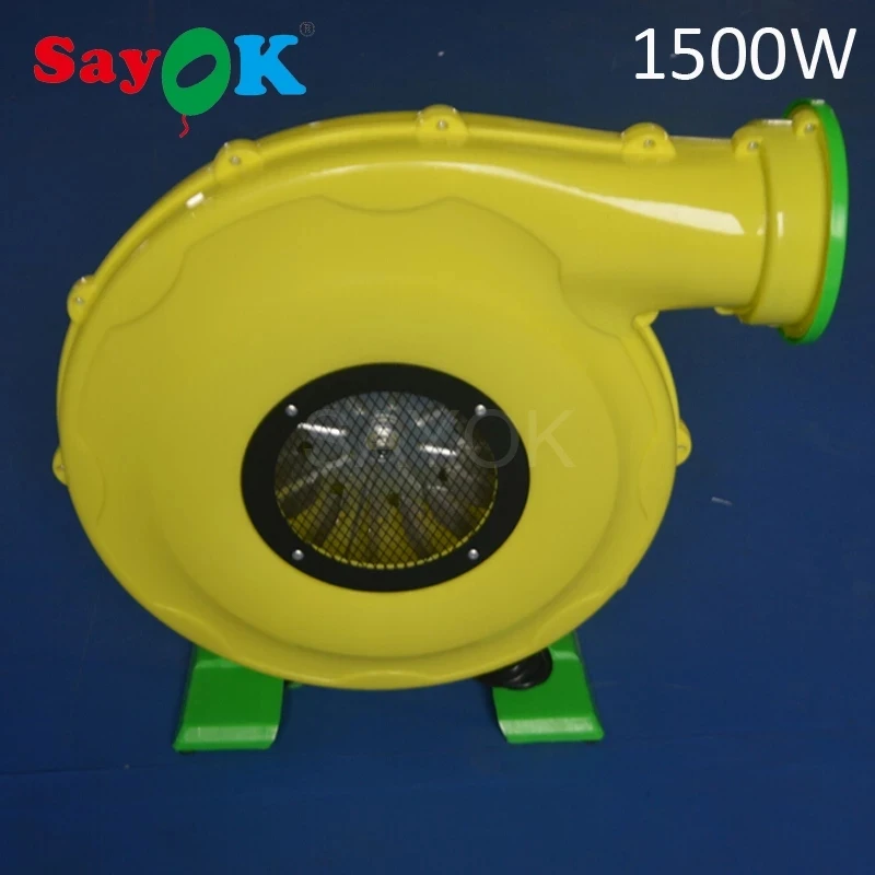 SAYOK Commercial Inflatable Bounce House Air Blower 450/750/950/1100/1500W Blower Pump Fan for Inflatable Bouncy Castle Slides