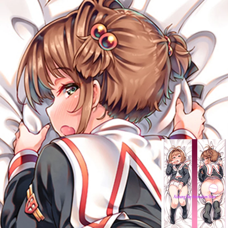 

Dakimakura Anime Kinomoto Sakura 2 Side Printed Hugging Pillowcase Cushion Bedding Decor Pillow Cover