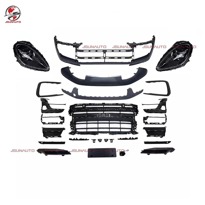 

New Design 95B Macan Old To New Style 2025 Model Headlights Front Rear Bumper Trunk Door For Macan Taillights Body Kit