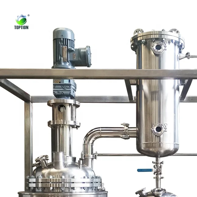 Reattore per cristallizzazione dell'attrezzatura chimica del cristallizzatore dell'acciaio inossidabile TOPTION 100L