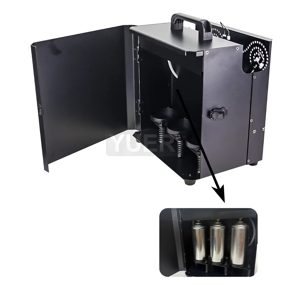 3 رئيس قاذف اللهب معدات الأداء المهني DJ المرحلة تأثير 300 واط آلة رش اللهب DMX آلة تصنيع اللهب #5