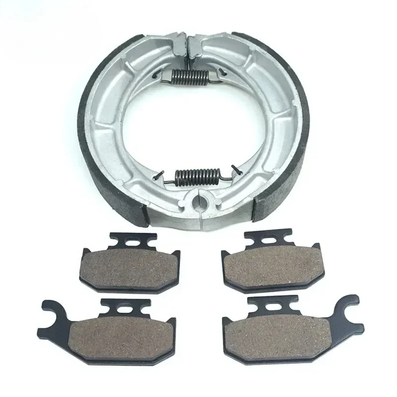 For Suzuki LTA400F King Quad 08-15 4DW King Quad Auto 2013 LTA400FZ King Quad ASi 11-17 ATV Front Rear Brake Pads Shoe Set Kit