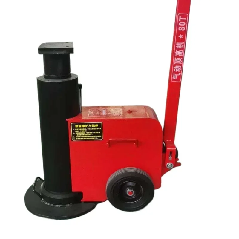 Auto repair special pneumatic hydraulic jack top high machine 80 tons 100 tons single column high top beam replacement bow