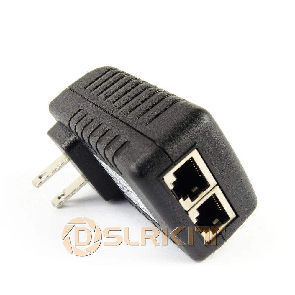 Gigabit 48V PoE Injector Adapter Power Over Ethernet 802.3at AF UBNT AP 1000Mbps