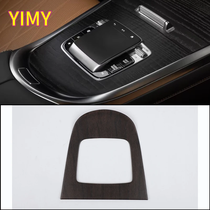 

For Mercedes-Benz G-Class W463 2025 ABS Plastic Oak Grain Car Central Control Gear Shift Panel Decorative Frame Accessories