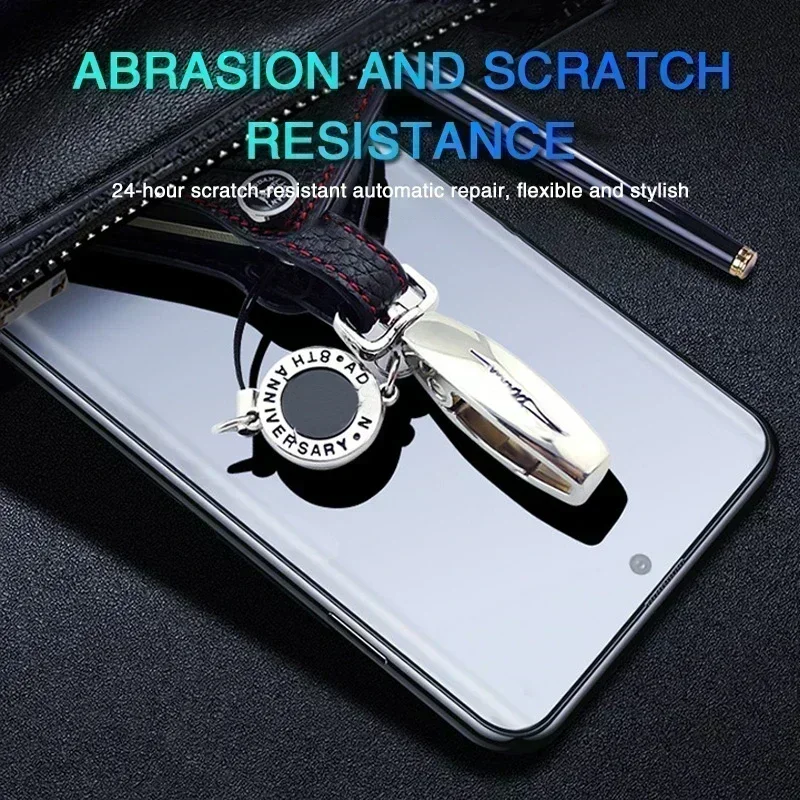 Película de hidrogel para móvil, Protector de pantalla para Samsung Galaxy S10, S20, S21, S22, S23 Plus, Ultra FE Note 20, 9, 10 Plus, A52S, A12, A53, A51, A50, 4 unidades