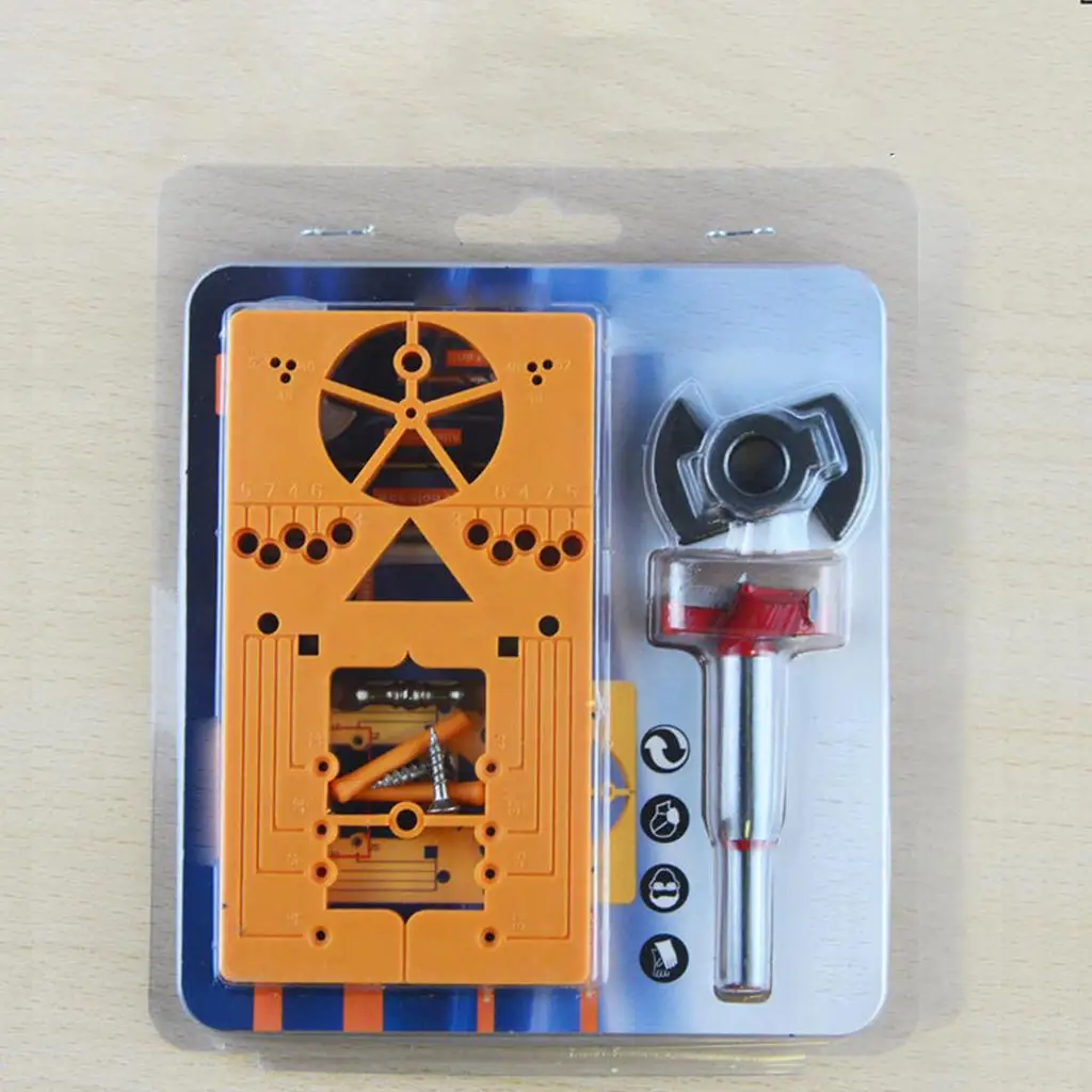 

35mm Hinge Hole Drilling Guide Locator for Woodworking Cabinet Door