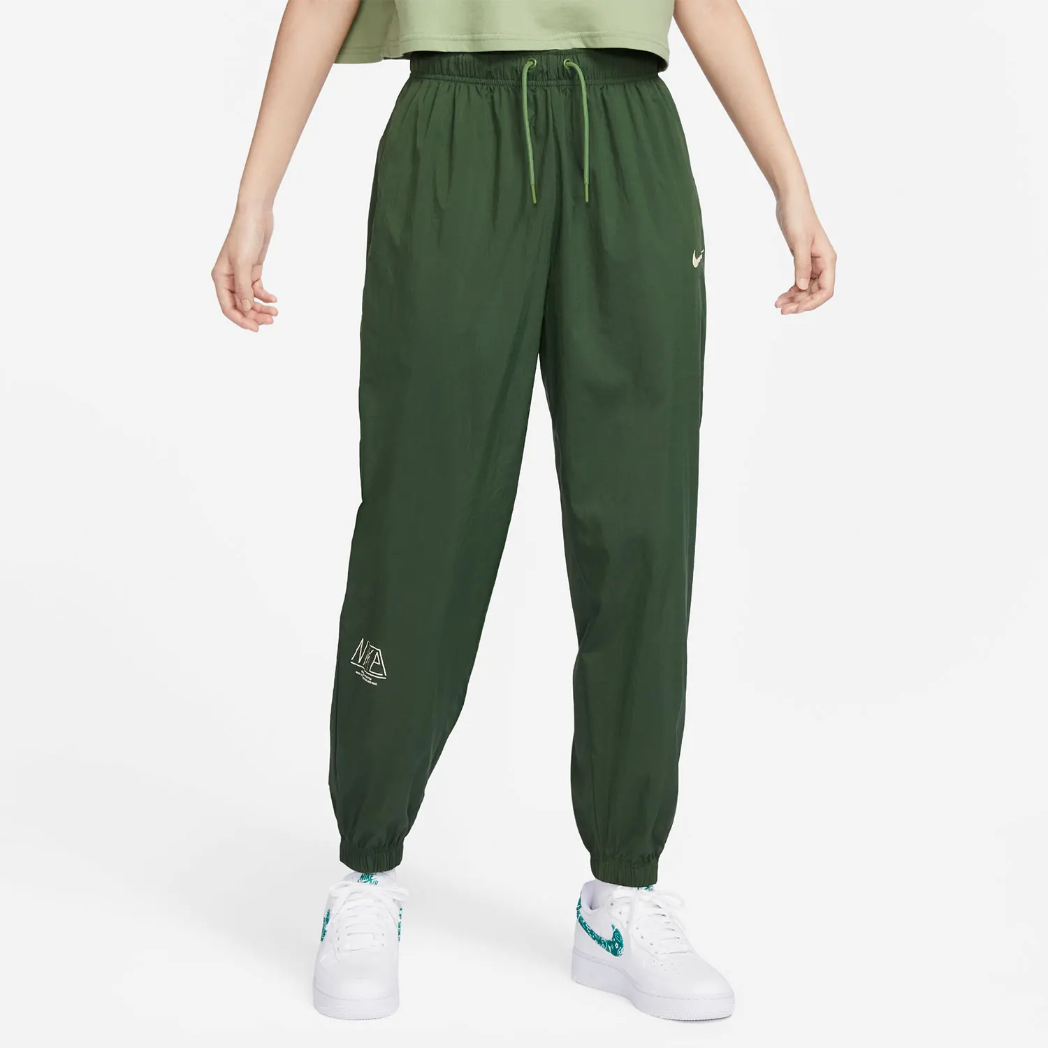 

Nike Genuine New Women's Breathable Casual Tapered Woven Pants FQ7008-306